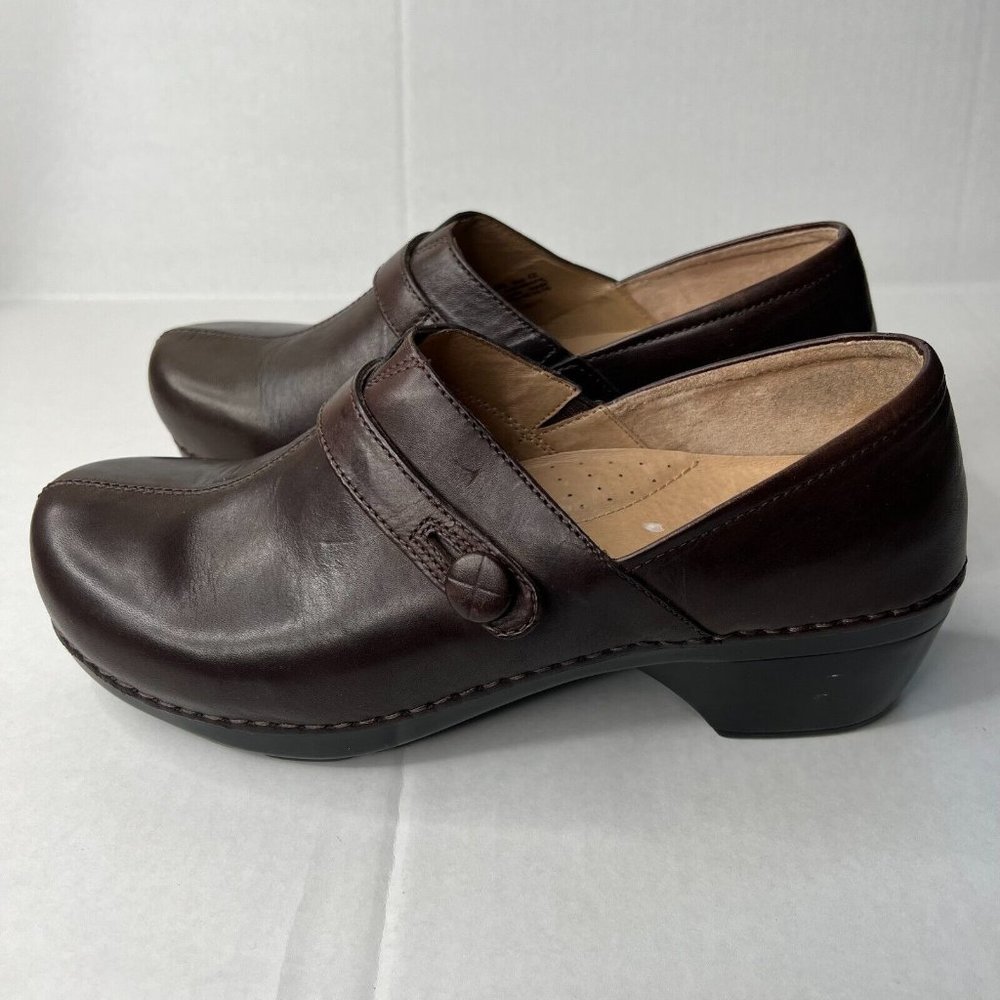 Dansko Shoes Womens Sz 42 Brown Leather Upper/Lining Slip On